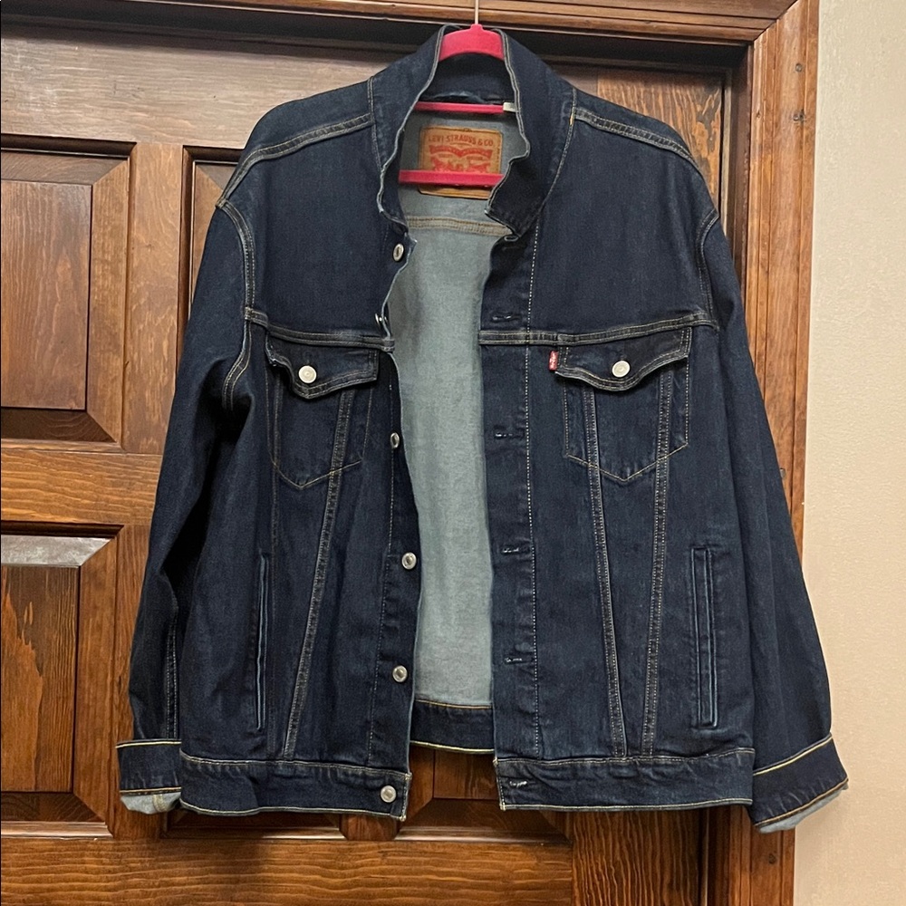 Levi's Men's Classic Dark Blue Denim Jacket